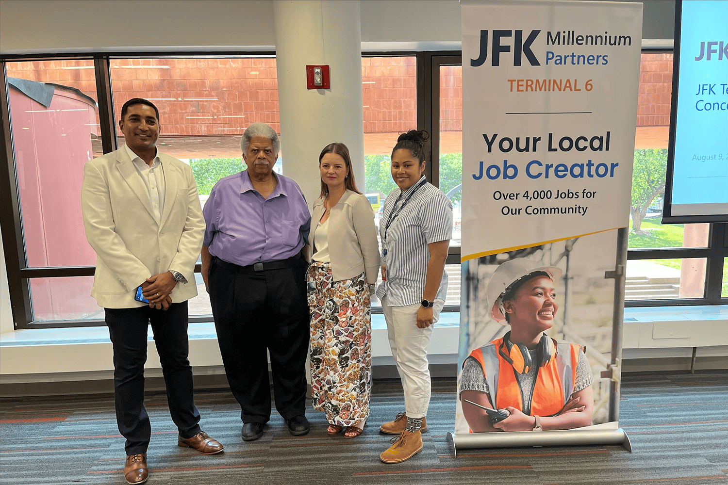 Senator Leroy Comrie hosted the JFK Terminal 6 Concession Outreach Event on August 9, 2023 at York College